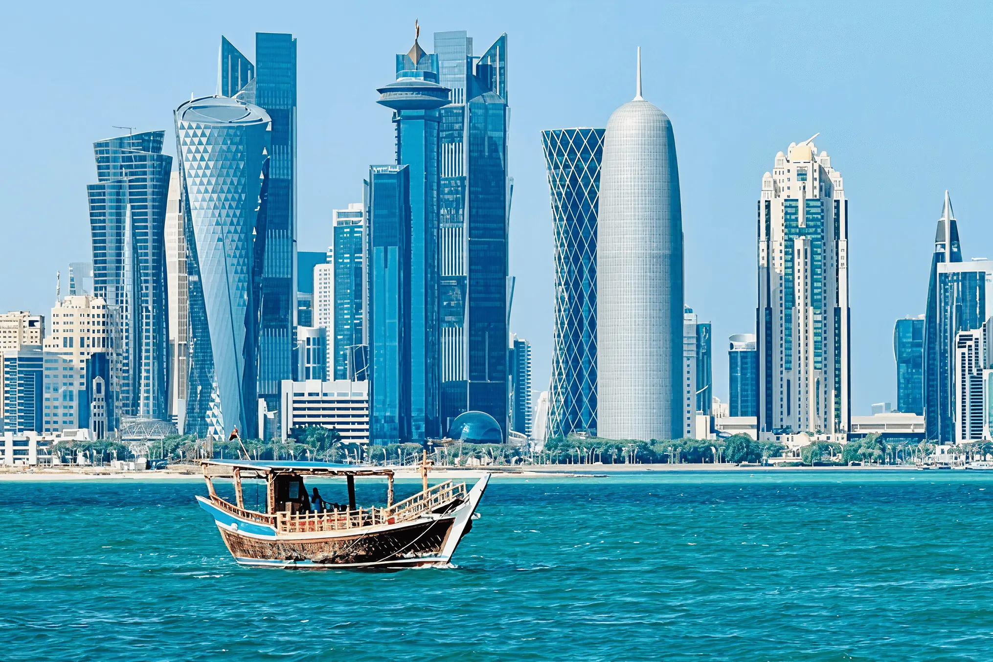 Flight to Doha