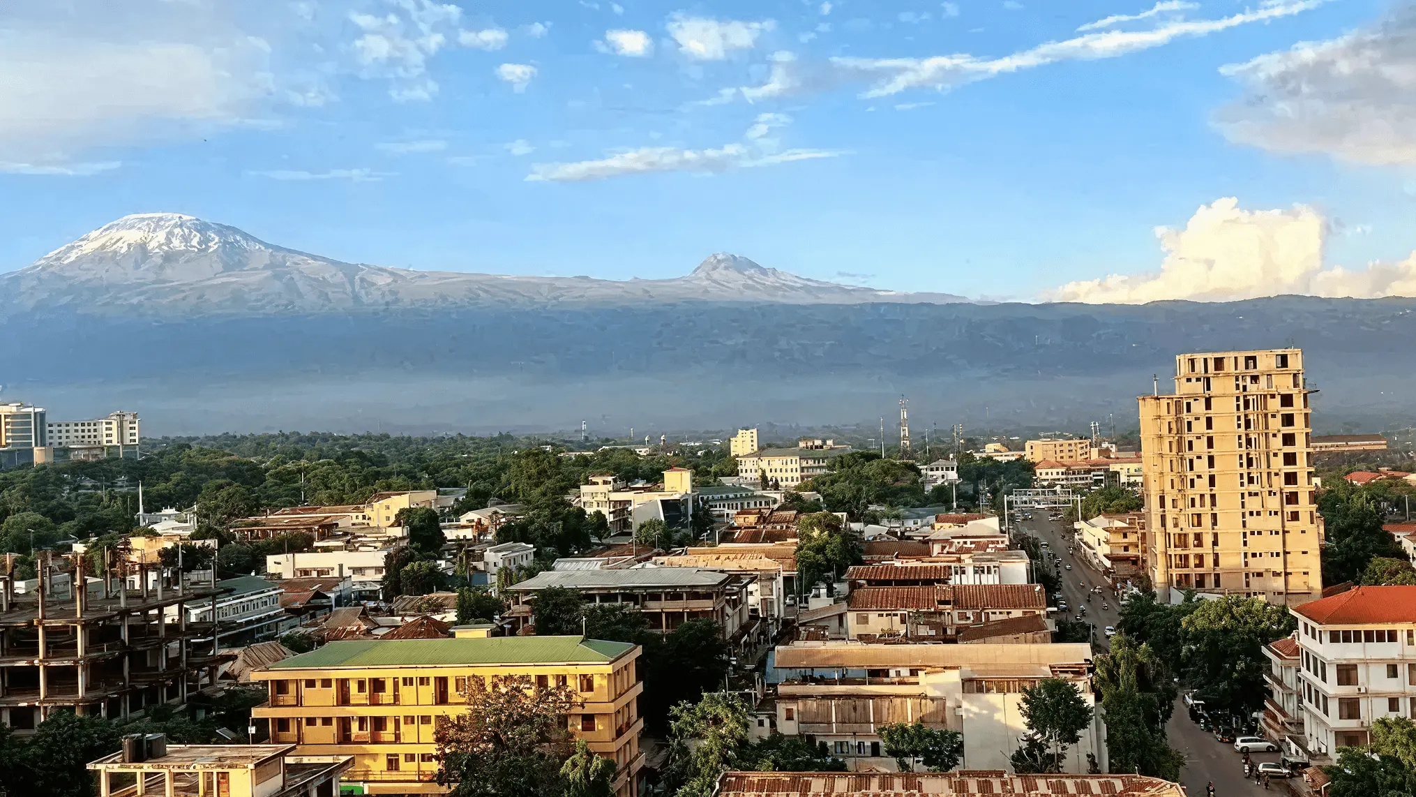 Flight to Kilimanjaro