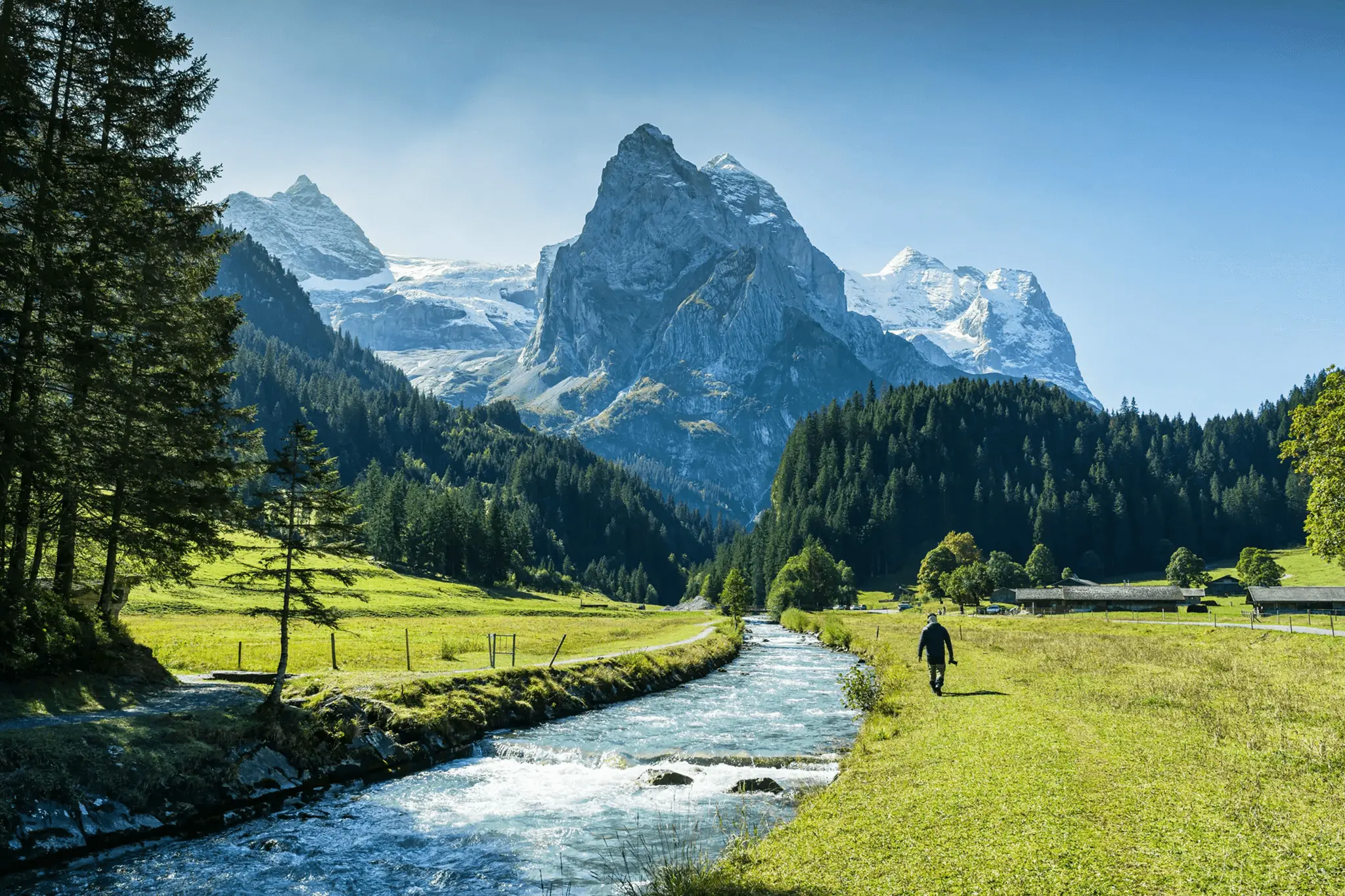 Flight to Switzerland