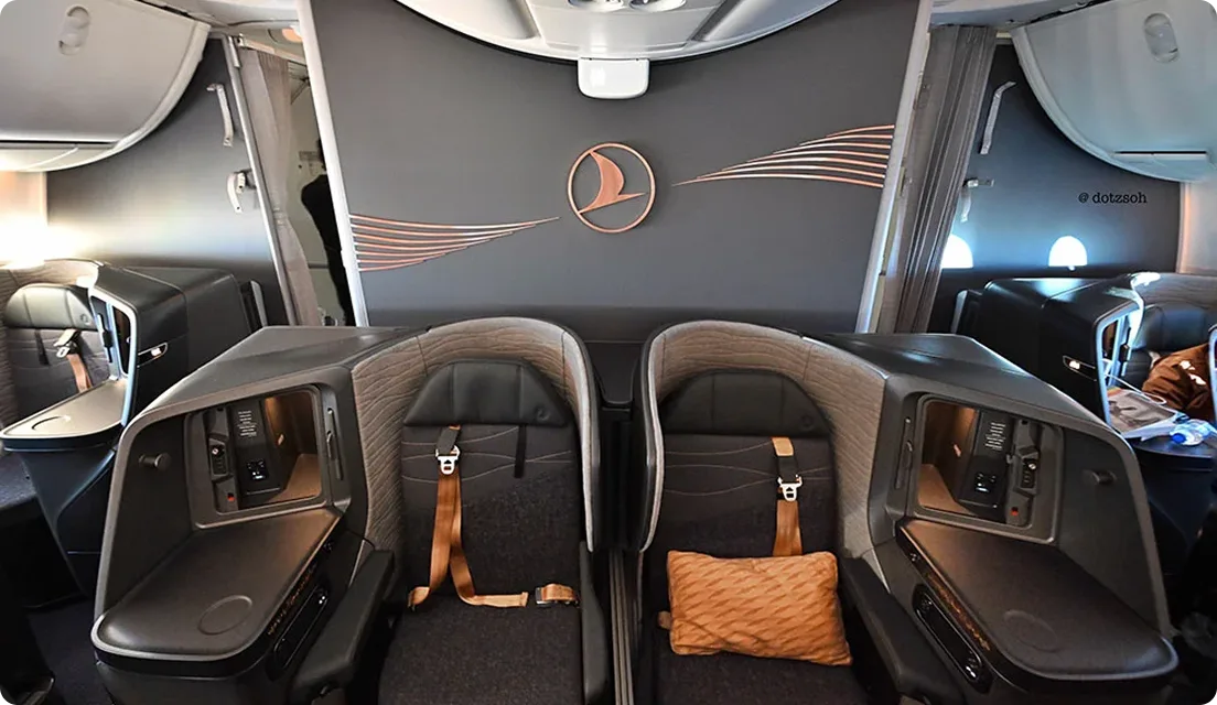 Discounts of 15-60% on Business and First class international air fares